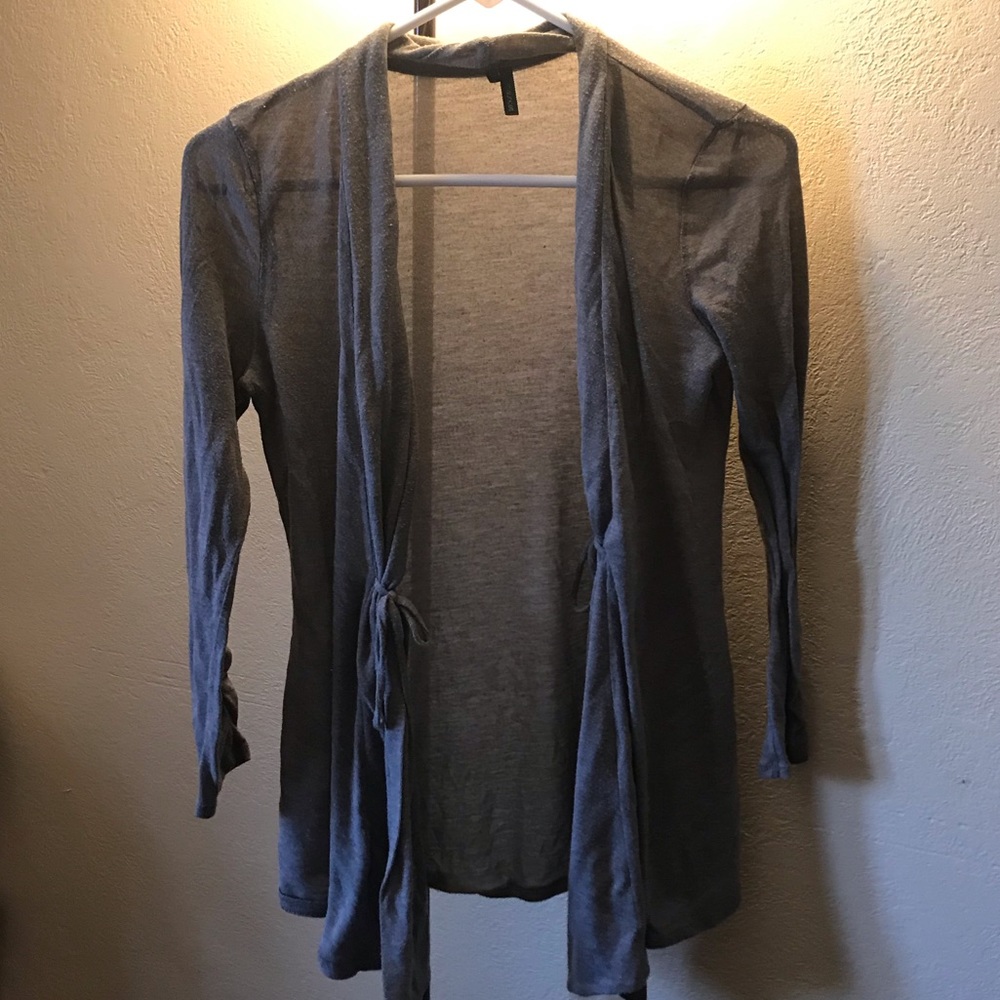 Gray Light Weight Cardigan